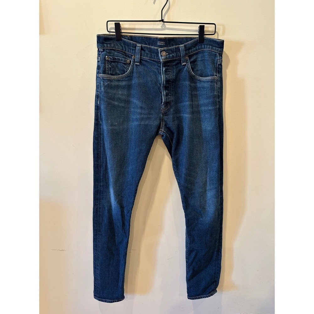 Citizens of Humanity The Adler Classic Slim-Straight Luxury Jeans Men's 32 Denim